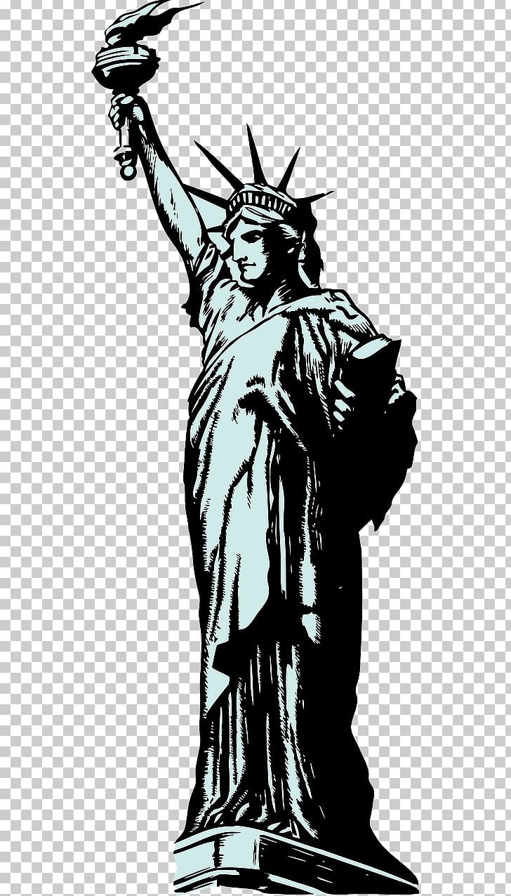 Statue Of Liberty Drawing PNG, Clipart, Art, Artwork, Black And White, Drawing, Fictional Character Free PNG Download