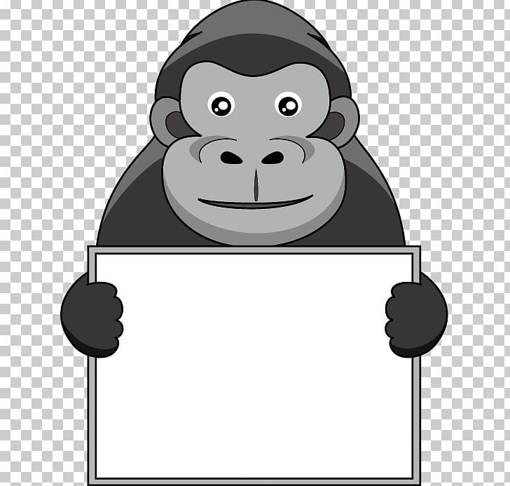 Gorilla Photography PNG, Clipart, Animal, Animals, Ape, Black And White, Blog Free PNG Download
