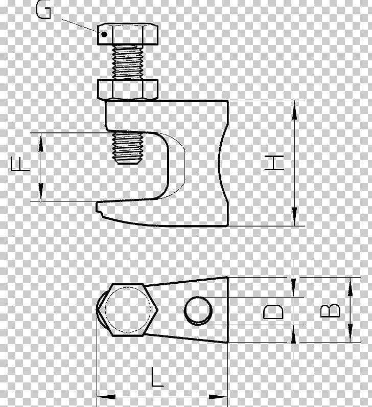 ISO Metric Screw Thread Threaded Rod Flange PNG, Clipart, Angle, Area, Artwork, Black And White, Clamp Free PNG Download