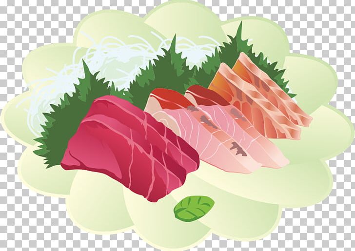Sashimi Japanese Cuisine Beefsteak Plant Garnish Fish PNG, Clipart, Animals, Beefsteak Plant, Cuisine, Dish, Fish Free PNG Download