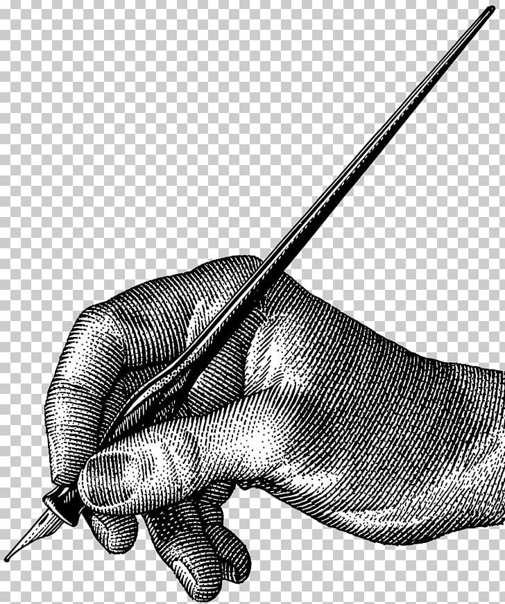 Fountain Pen Paper Dip Pen Ink PNG, Clipart, Arm, Ballpoint Pen, Black And White, Drawing, Finger Free PNG Download