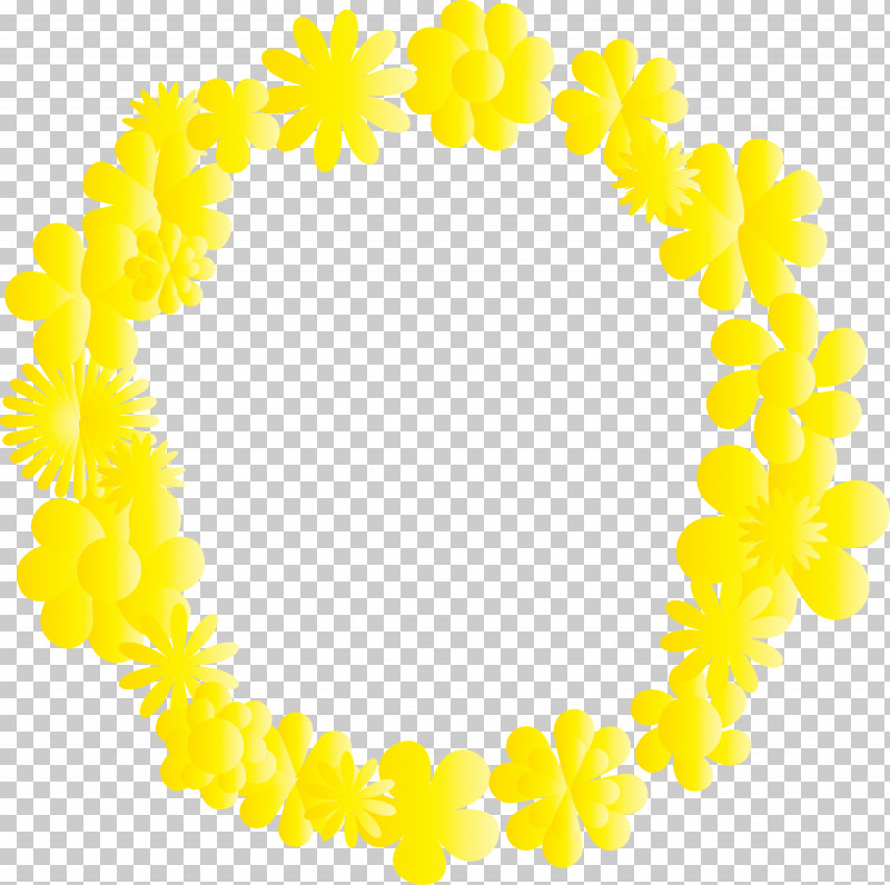 Frame PNG, Clipart, Circle, Frame, Leaf, Yellow Free PNG Download