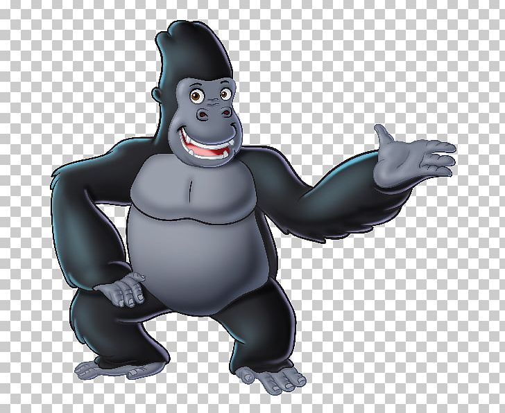 Gorilla Ape Juicy Fun Cartoon PNG, Clipart, Action Figure, Animal, Animal Figure, Animals, Animation Free PNG Download