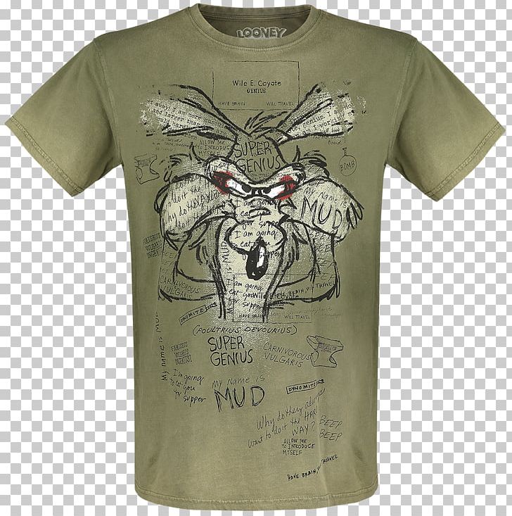 T-shirt Wile E. Coyote And The Road Runner Tasmanian Devil Coiotul Bugs Bunny PNG, Clipart, Brand, Bugs Bunny, Clothing, Clothing Sizes, Fan Free PNG Download