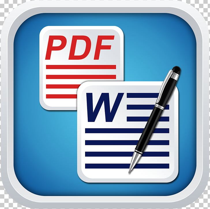 PDF Word Processor Microsoft Word Computer Software Document PNG, Clipart, Area, Blue, Brand, Computer Software, Document Free PNG Download