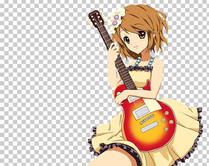 Yui Hirasawa Guitar Mio Akiyama K-On! Sailor Venus PNG, Clipart, Anime, Art, Cartoon, Deviantart, Figurine Free PNG Download