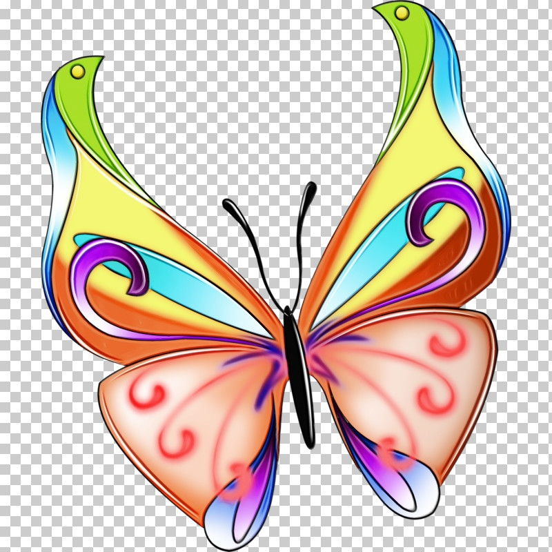 Butterfly Moths And Butterflies Insect Wing Pollinator PNG, Clipart, Brushfooted Butterfly, Butterfly, Insect, Moths And Butterflies, Paint Free PNG Download