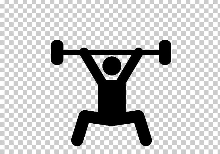 Computer Icons Olympic Weightlifting Weight Training Dumbbell PNG, Clipart, Angle, Black, Black And White, Computer Icons, Deportes De Fuerza Free PNG Download