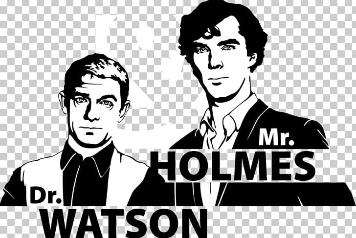 Dr. John Watson Sherlock Holmes Mycroft Holmes Professor Moriarty PNG, Clipart, Album Cover, Art, Bbc, Bbc Iplayer, Black And White Free PNG Download