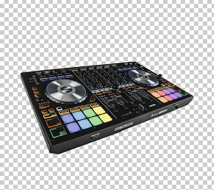 Reloop Mixon-4 DJ Controller Djay Disc Jockey Audio Mixers PNG, Clipart, Ableton Live, Audio, Audio Mixers, Computer Software, Controller Free PNG Download