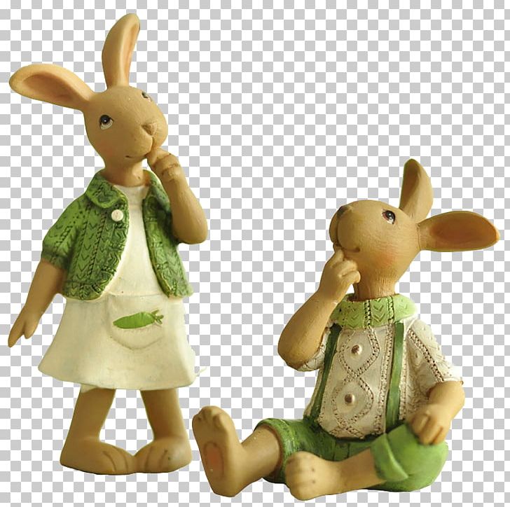 Easter Bunny Rabbit Figurine Ornament Gift PNG, Clipart, Animal, Animals, Child, Christmas, Christmas Decoration Free PNG Download