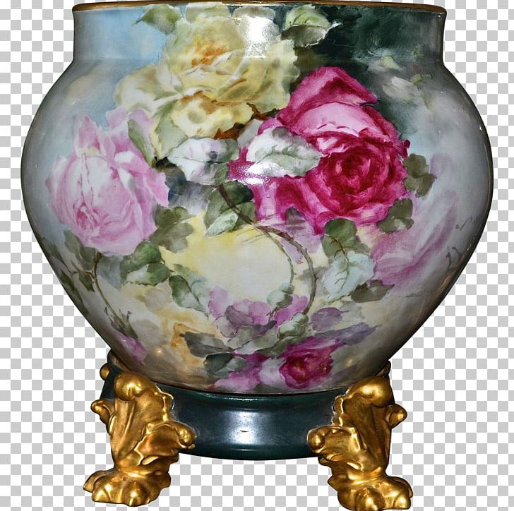Garden Roses Limoges Vase Jardiniere Porcelain PNG, Clipart, Amazing, Artifact, Cut Flowers, Floral Design, Flower Free PNG Download