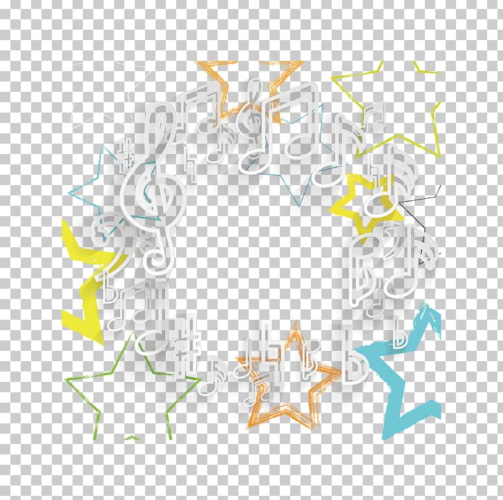 Musical Note Star PNG, Clipart, Angle, Area, Circle, Colored Stars, Download Free PNG Download
