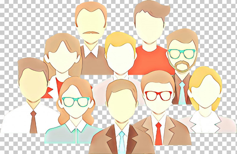 Cartoon Social Group Head Team Animation PNG, Clipart, Animation, Cartoon, Head, Smile, Social Group Free PNG Download