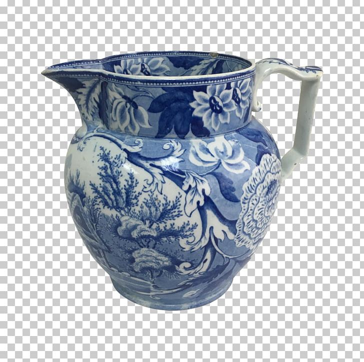 Transferware Jug Ceramic Pottery Tableware PNG, Clipart, Blue And White Porcelain, Blue And White Pottery, Ceramic, Cup, Drinkware Free PNG Download