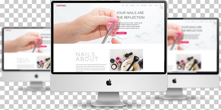 Responsive Web Design Web Template System Beauty Parlour PNG, Clipart, Beauty Parlour, Brand, Computer Monitor, Display Advertising, Display Device Free PNG Download