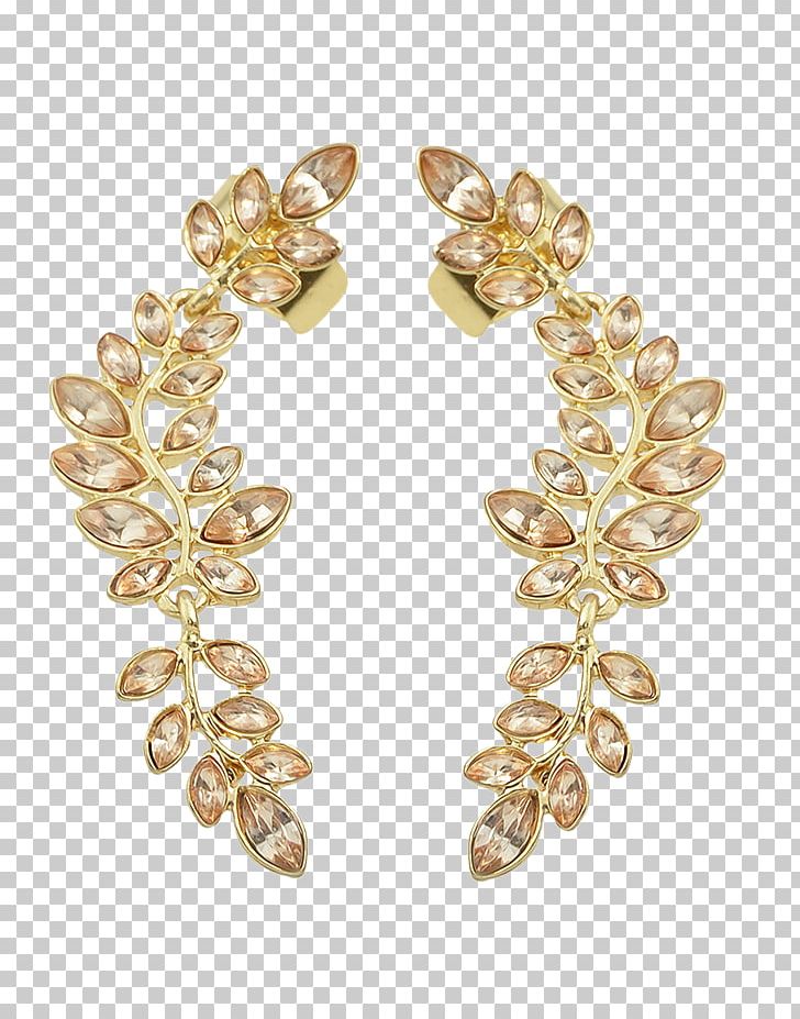 Earring Кафф Cuff Leaf Shape Gold PNG, Clipart, Body Jewelry, Charms Pendants, Crystal, Cuff, Ear Free PNG Download