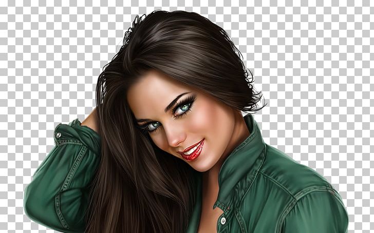 Woman Girl Drawing PNG, Clipart, 3d Computer Graphics, Art, Beauty, Black Hair, Brown Hair Free PNG Download