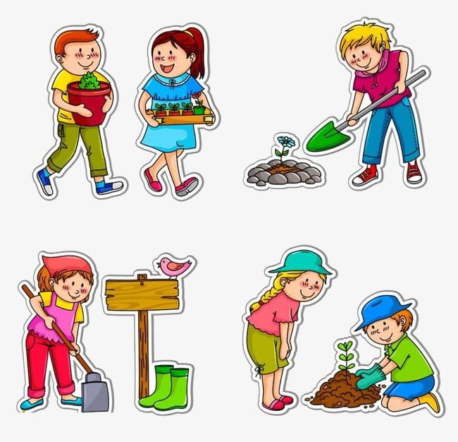 Children Plant Trees Illustration Material PNG, Clipart, Arbor, Arbor Day, Child, Children Clipart, Creative Free PNG Download