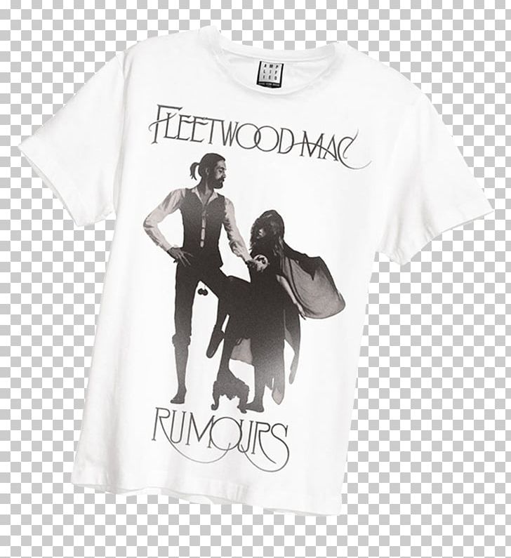 T-shirt Rumours Fleetwood Mac Clothing PNG, Clipart, Black, Black And White, Brand, Clothing, Crew Neck Free PNG Download