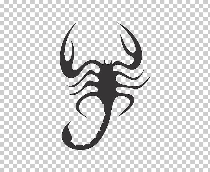 Tattoo Scorpion Body Art Decal PNG, Clipart, Black And White, Bumper Sticker, Cosmetics, Fictional Character, Head Free PNG Download