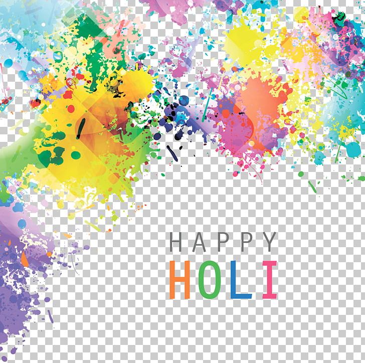 India Holi Illustration PNG, Clipart, Color Splash, Computer Wallpaper, Design, Halo, Happy Birthday Vector Images Free PNG Download