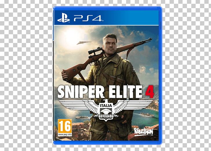 Sniper Elite 4 PlayStation 4 Sniper Elite III Xbox One PNG, Clipart, Action Game, Army, Brand, Game, Gamestop Free PNG Download