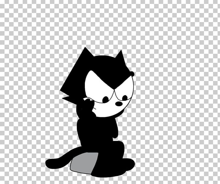 Whiskers Felix The Cat Cartoon Animated Film PNG, Clipart, Animals, Animated Film, Black, Black And White, Carnivoran Free PNG Download