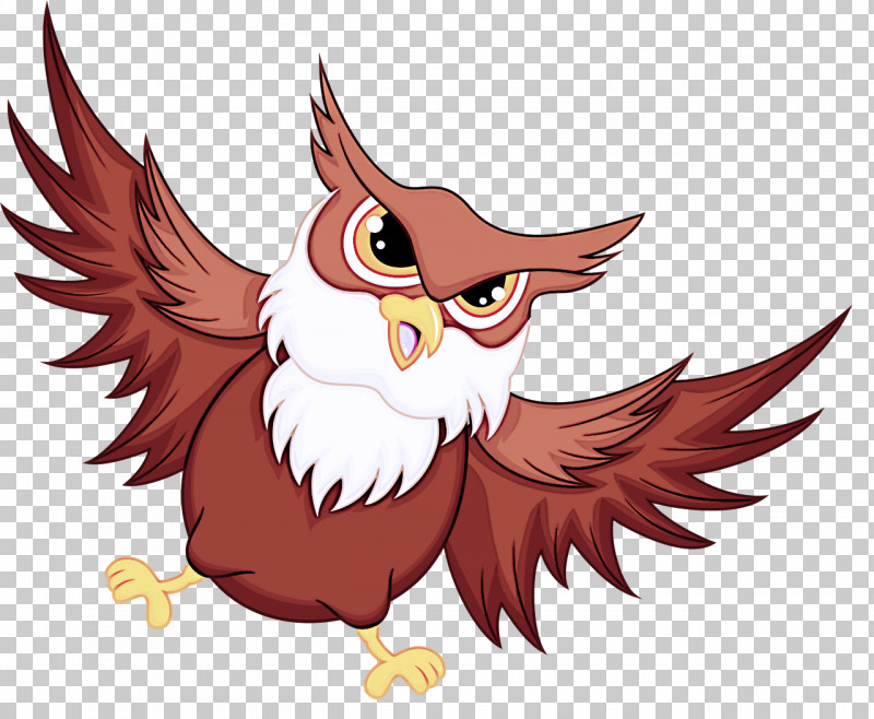 Cartoon Bird Bird Of Prey Owl Wing PNG, Clipart, Animation, Beak, Bird, Bird Of Prey, Cartoon Free PNG Download