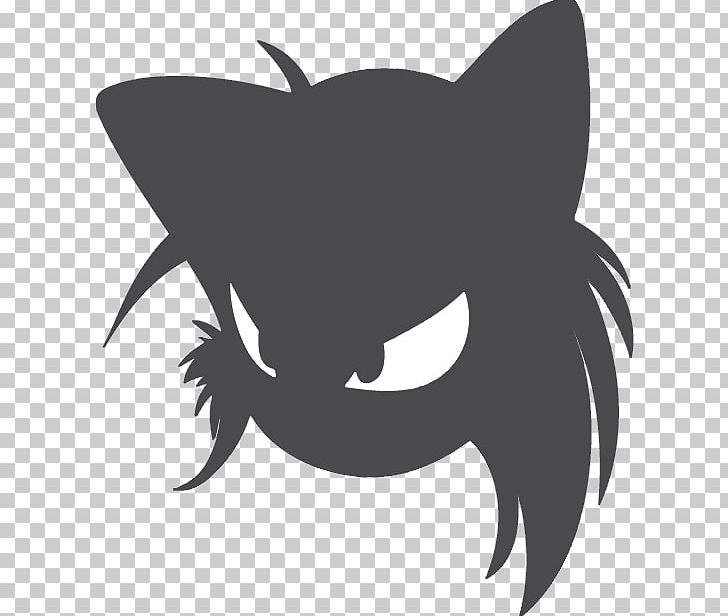 Whiskers Cat Character Silhouette PNG, Clipart, Animals, Black, Black And White, Carnivoran, Cat Like Mammal Free PNG Download