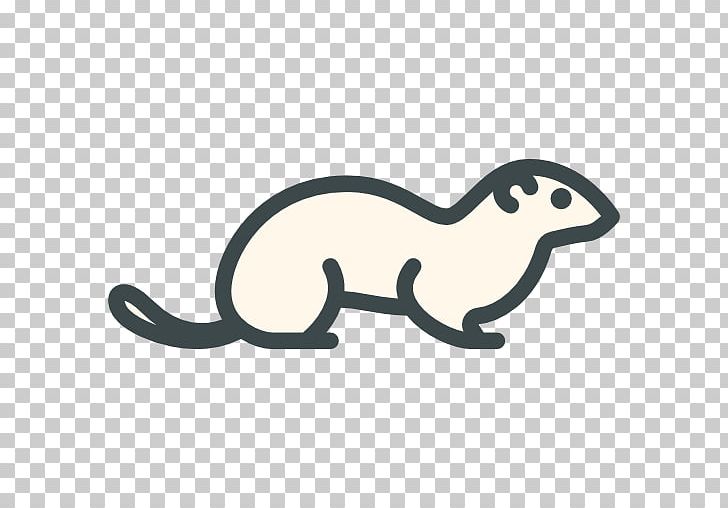 Cat Stoat Computer Icons PNG, Clipart, Animal, Animal Figure, Animals, Black And White, Carnivoran Free PNG Download