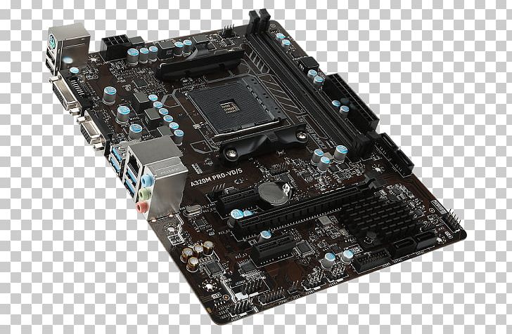 Socket AM4 Motherboard MicroATX MSI A320M PRO-VD/S PNG, Clipart, Atx, Central Processing Unit, Chipset, Computer Hardware, Electronic Device Free PNG Download