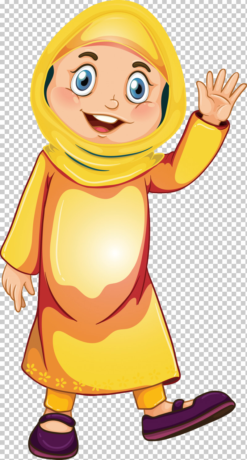 Muslim People PNG, Clipart, Cartoon, Gesture, Muslim People, Pleased, Smile Free PNG Download