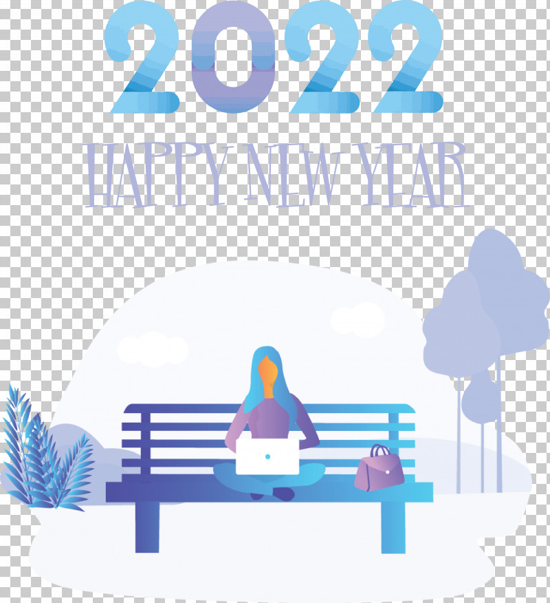 2022 New Year 2022 Happy New Year 2022 PNG, Clipart, Bench, Cartoon, Footage, Logo Free PNG Download