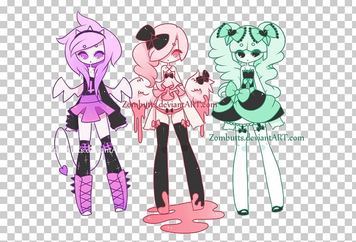 A Year Ago  Pastel Goth Outfits Drawing HD Png Download   1125x825615297  PngFind