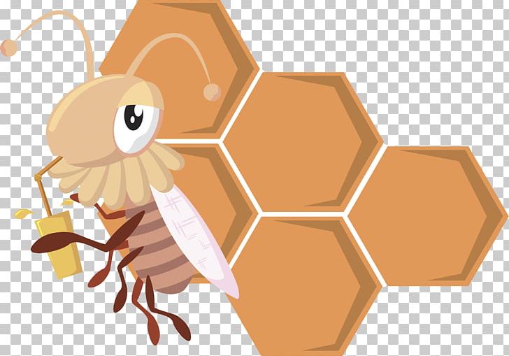 Honey Bee Insect Honeycomb PNG, Clipart, Arthropod, Bee, Beehive, Carnivoran, Cartoon Free PNG Download