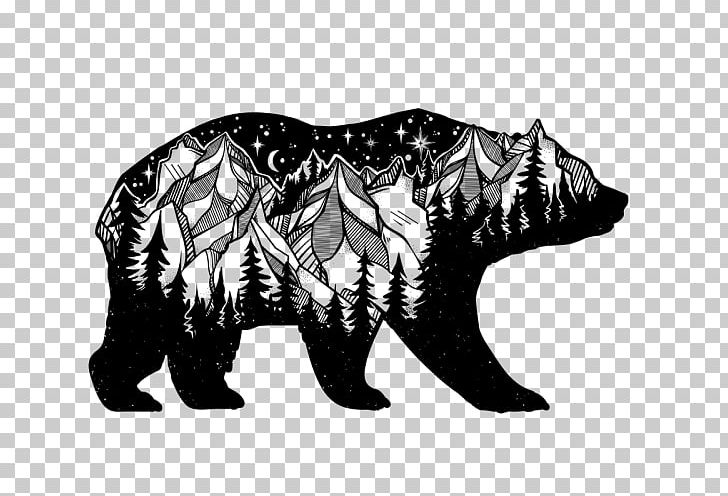 Bear PNG, Clipart, Animals, Art, Big Cats, Black, Black And White Free PNG Download