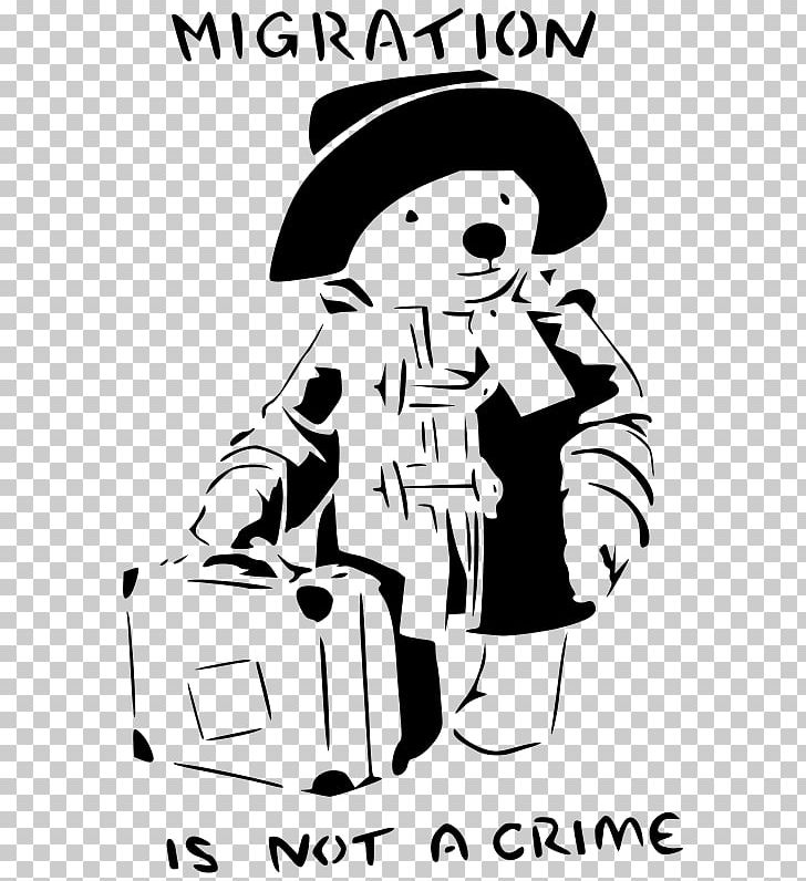 Crime Scene Paddington Bear T-shirt Immigration PNG, Clipart, Art, Artwork, Banksy, Black, Black And White Free PNG Download