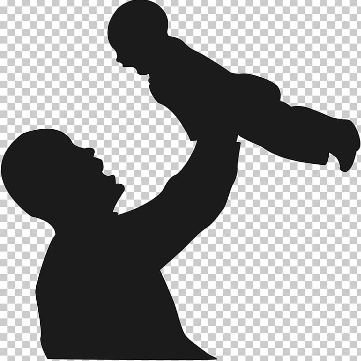 Father's Day Silhouette PNG, Clipart, Arm, Black And White, Bridegroom, Cartoon, Child Free PNG Download