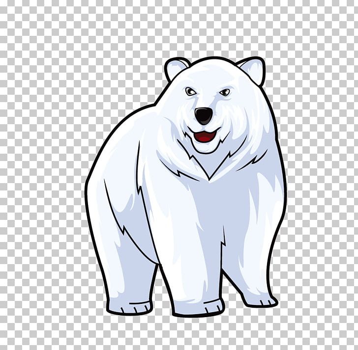 Polar Bear Cartoon PNG, Clipart, Animal, Animals, Artwork, Baby Bear, Bear Free PNG Download