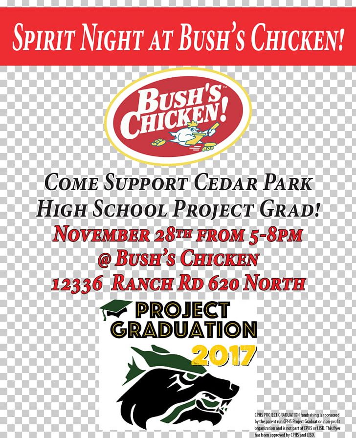 Cedar Park High School Brand Line Bush's Chicken Font PNG, Clipart,  Free PNG Download