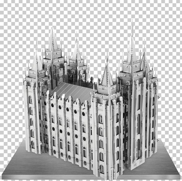 Salt Lake Temple Metal Lighthouse Of Alexandria Building Steel PNG, Clipart, Black And White, Building, Cathedral, City, Earth Free PNG Download