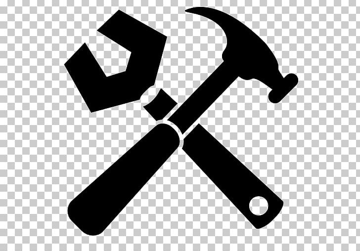 Computer Icons Hammer Spanners PNG, Clipart, Angle, Black And White ...