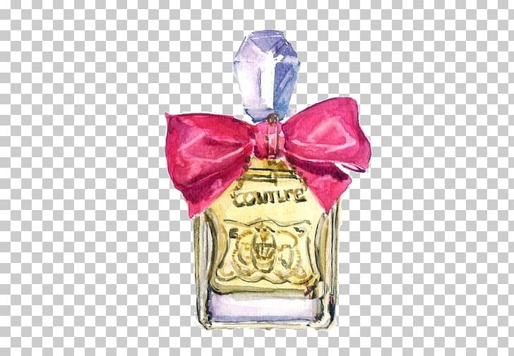 Perfume Bottle Watercolor Painting PNG, Clipart, Bottle, Bottles, Bottle Vector, Bow, Bows Free PNG Download