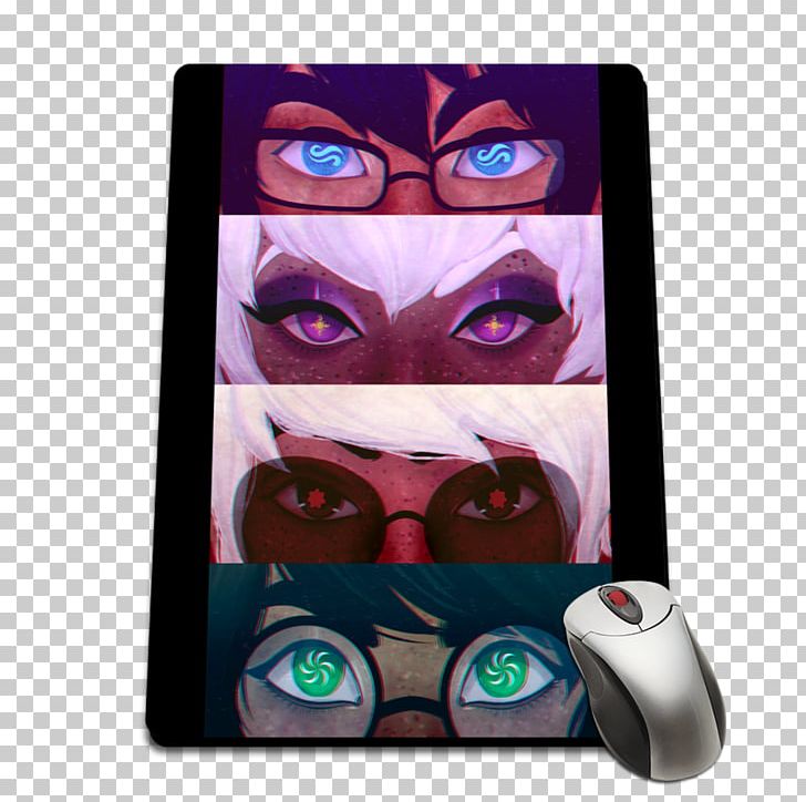 Homestuck Eye Mouse Mats Color Glasses PNG, Clipart, Color, Computer Accessory, Electronic Device, Eye, Eyewear Free PNG Download