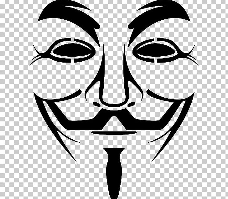 Guy Fawkes Mask Gunpowder Plot V PNG, Clipart, Anonymous, Art, Artwork, Black And White, Emotion Free PNG Download