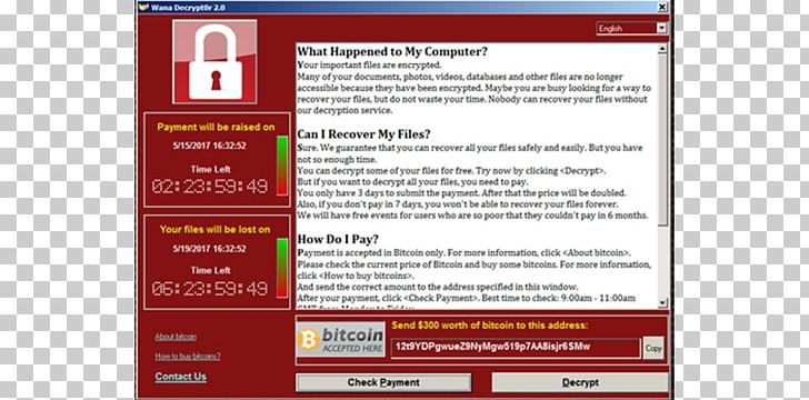 WannaCry Ransomware Attack Cyberattack Vulnerability Computer PNG, Clipart, Brand, Computer, Computer Security, Computer Virus, Computer Worm Free PNG Download