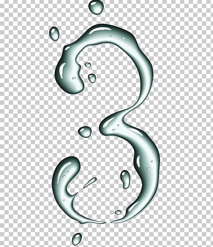 Numerical Digit Arabic Numerals Water Drop PNG, Clipart, Art, Black And White, Bladzijde, Blue, Body Jewelry Free PNG Download
