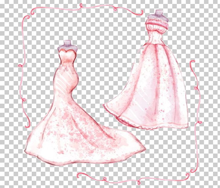 Bride Watercolor Painting Wedding Dress PNG, Clipart, Clothing, Costume Design, Designer, Dress, Dresses Free PNG Download