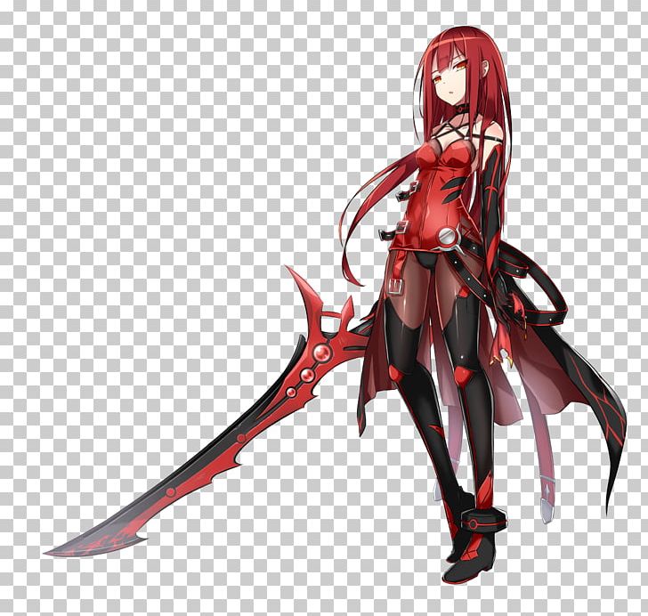 Elsword Elesis Crimson Avenger Character PNG, Clipart, Action Figure, Anime, Art, Character, Cold Weapon Free PNG Download